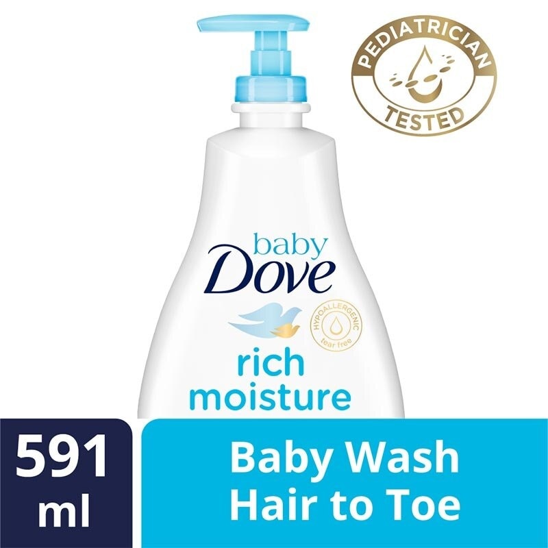 DOVE BB HAIR-TOE RICH MOIST STR 591ML