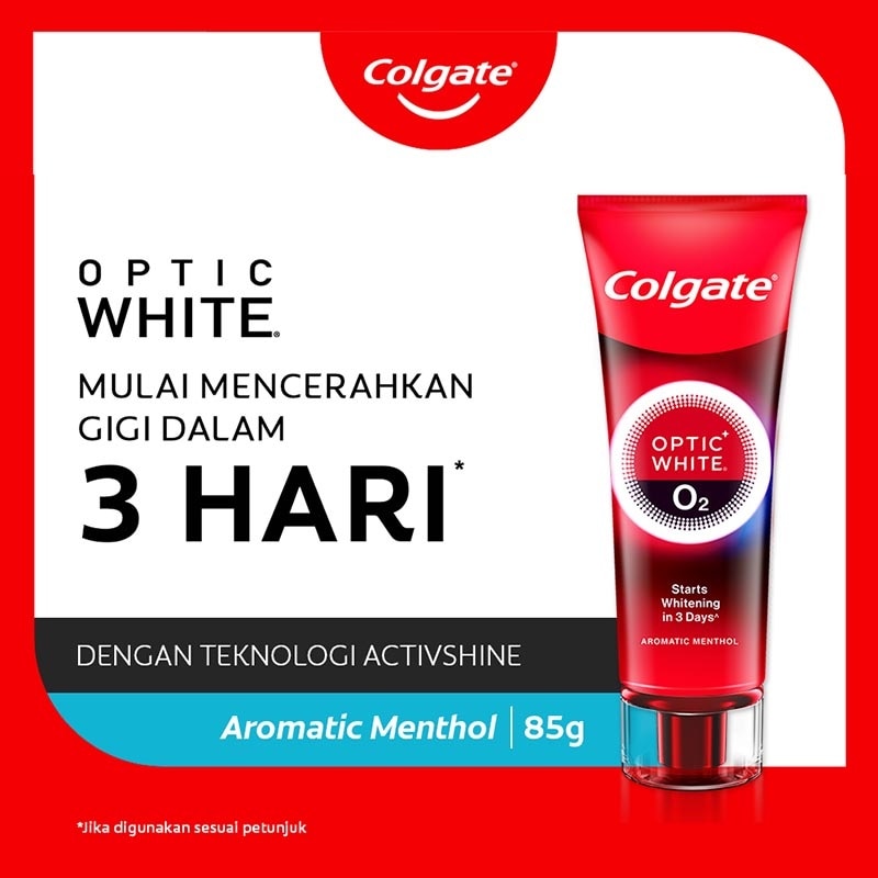 Pasta Gigi Optic White O2 Aromatic 85g image