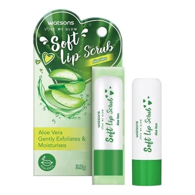 WATSONS Soft Lip Scrub Aloe Vera 3.9G