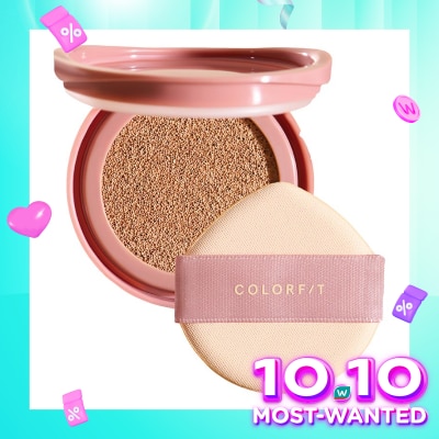 WARDAH Wardah Refill Colorfit Perfect Glow Cushion 23W Warm Ivory 15g - Tahan Lama Hingga 12 Jam Dilengkapi SPF 33 PA+++