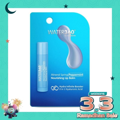 WATER 360 Mineral Spring Peppermint Nourishing Lip Balm 3.5g