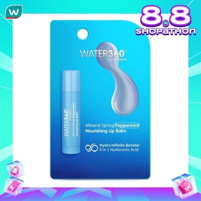 WATER 360 Mineral Spring Peppermint Nourishing Lip Balm 3.5g