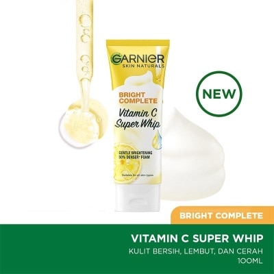 GARNIER GAR BRIGHT COMPLETE WHIP FOAM 100ML