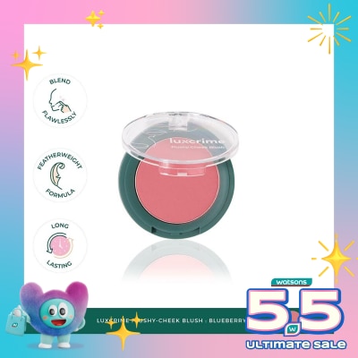 LUXCRIME - Flushy-Cheek Blush Blueberry Mufin