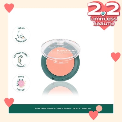 LUXCRIME Flushy-Cheek Blush Peach Cobbler