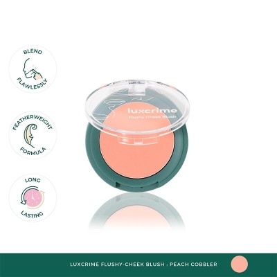 LUXCRIME Flushy-Cheek Blush Peach Cobbler