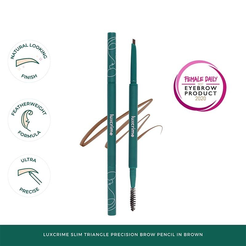 Slim Triangle Precision Brow Pencil in Brown