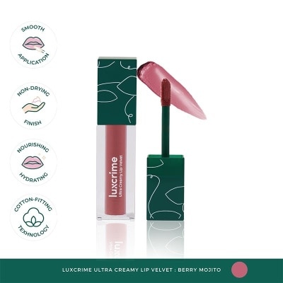 LUXCRIME Ultra Creamy Lip Velvet Berry Mojito