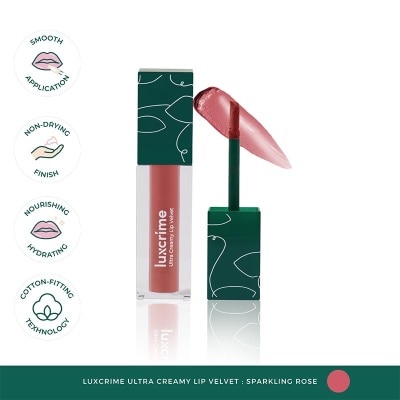 LUXCRIME Ultra Creamy Lip Velvet Sparkling Rose