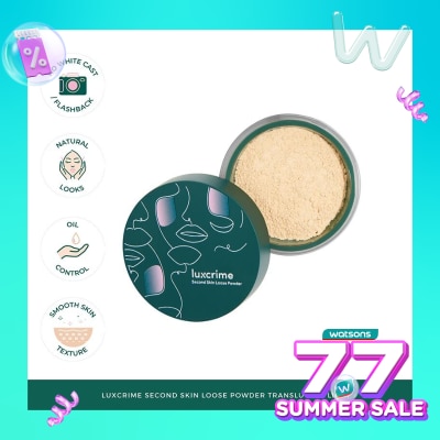 LUXCRIME Second Skin Loose Powder Translucent Light