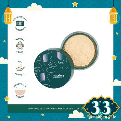 LUXCRIME Second Skin Loose Powder Translucent Light