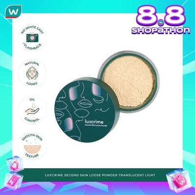 LUXCRIME Second Skin Loose Powder Translucent Light