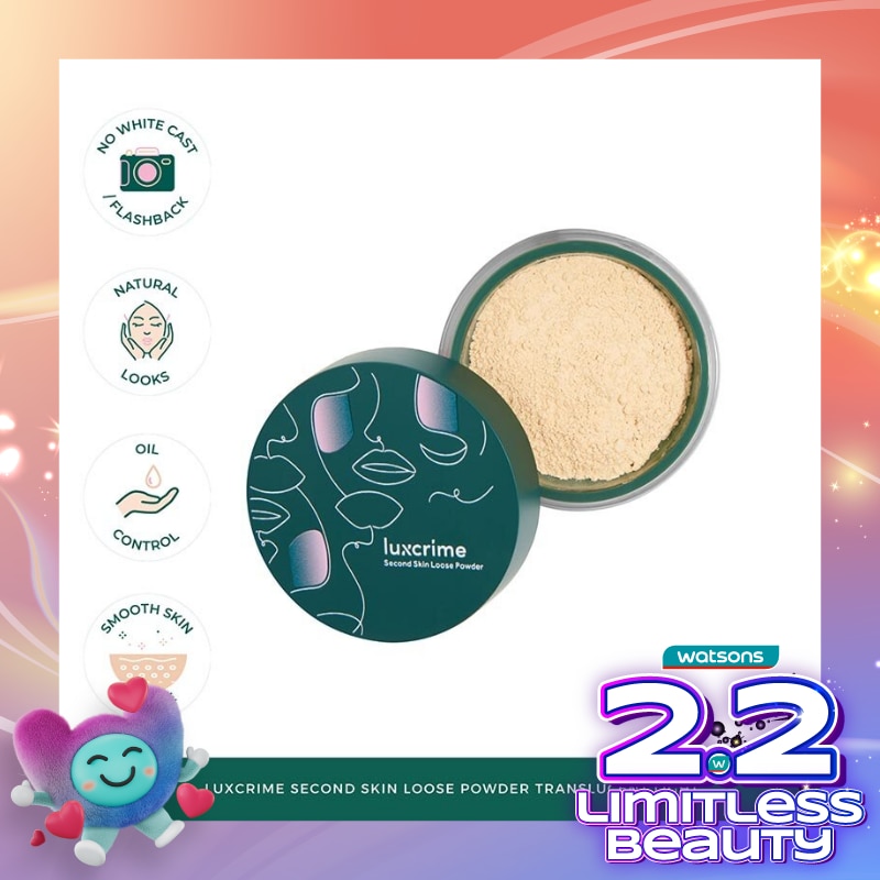 LUXCRIME Second Skin Loose Powder Translucent Light