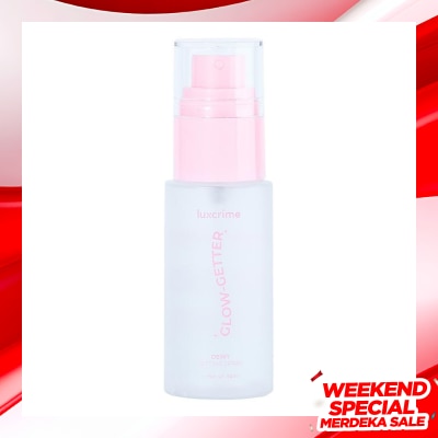 LUXCRIME Glow-Getter Dewy Setting Spray Travel Size 50ml