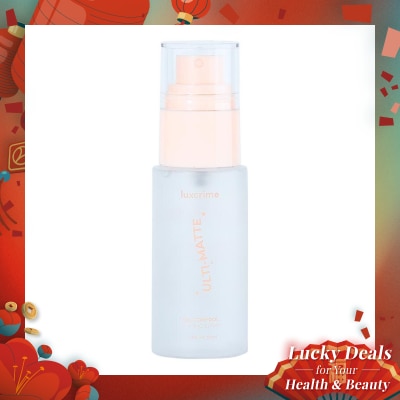 LUXCRIME Ulti-Matte Oil Control Setting Spray Travel Size 50ml