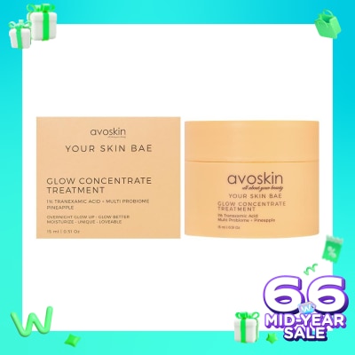 AVOSKIN YSB Glow Concentrate Treatment 1% Tranexamic Acid + Multi Probiome + Pineapple (15 ml)