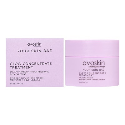 AVOSKIN YSB Glow Concentrate Treatment 2% Alpha Arbutin + Multi Probiome + Beta Carotene (15 ml)