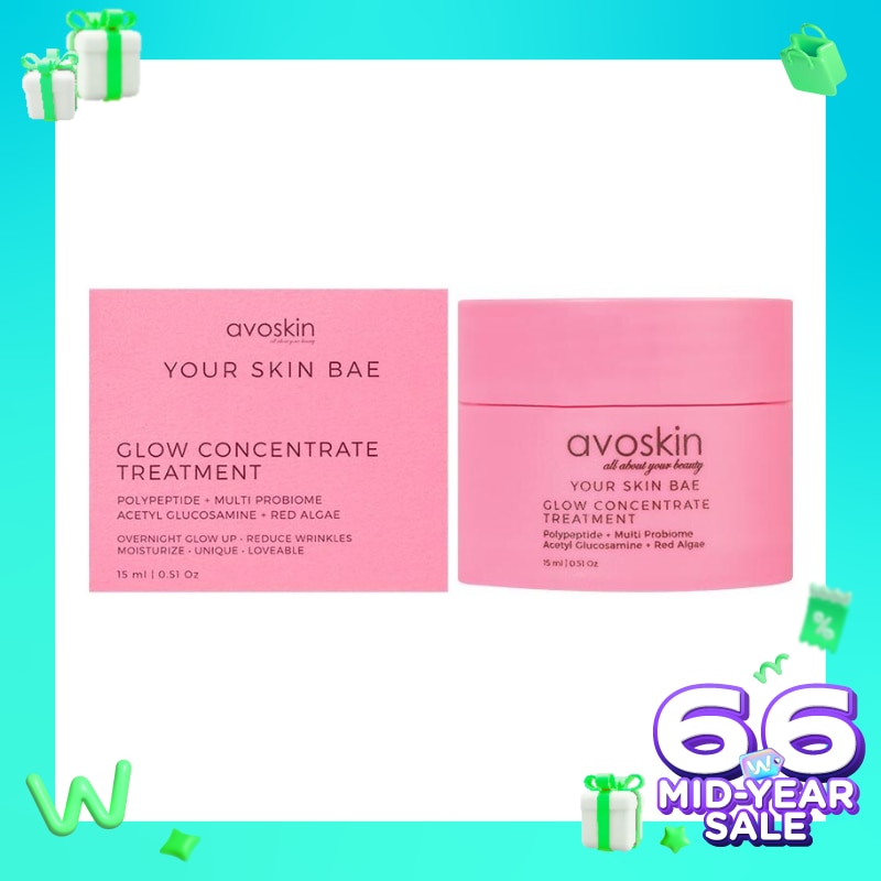 YSB Glow Concentrate Treatment Polypeptide + Multi Probiome + Acetyl Glucosamine + Red Algae (15 ml)