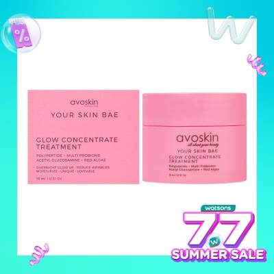 AVOSKIN YSB Glow Concentrate Treatment Polypeptide + Multi Probiome + Acetyl Glucosamine + Red Algae (15 ml)