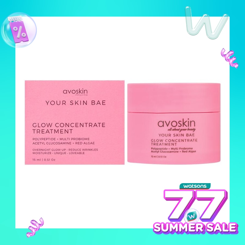 YSB Glow Concentrate Treatment Polypeptide + Multi Probiome + Acetyl Glucosamine + Red Algae (15 ml)