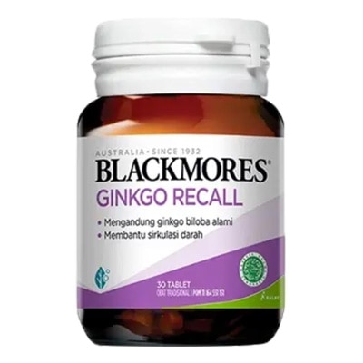 BLACKMORES Blackmores Ginkgo Recall 30'S