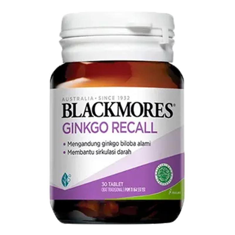 Blackmores Ginkgo Recall 30'S
