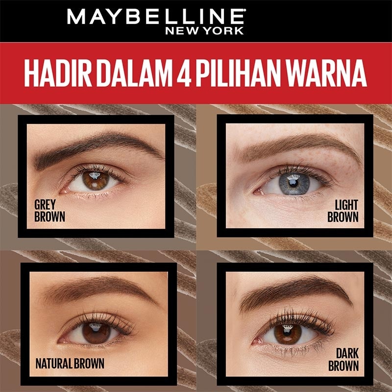 Tattoo Brow 36H Pencil Natural Brown - Eye Makeup - Pensil Alis Cokelat