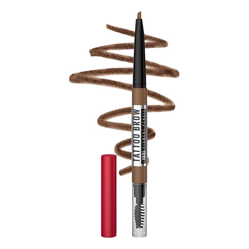 Tattoo Brow 36H Pencil Natural Brown - Eye Makeup - Pensil Alis Cokelat