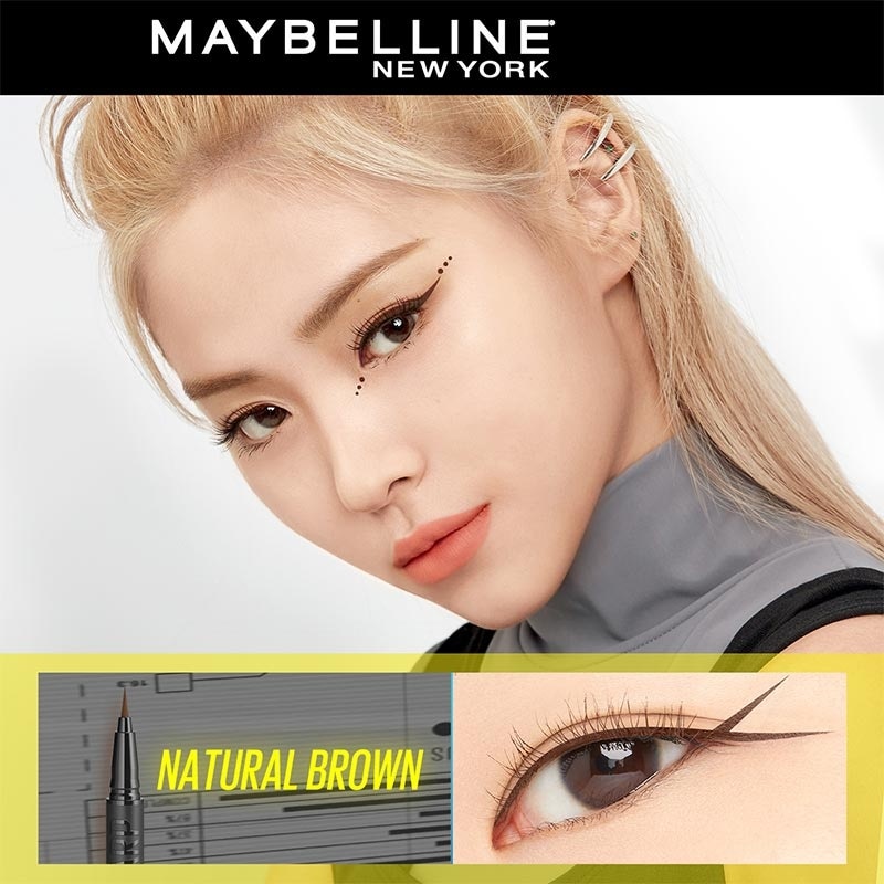 Hypersharp Extreme Liquid Eyeliner - Eye MakeUp - Waterproof Eyeliner Cokelat