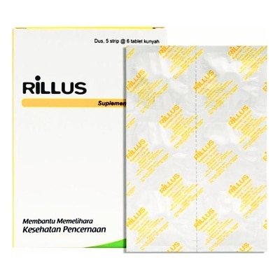 Kalbe Farma Rillus Tablet 1 Strip @6'S