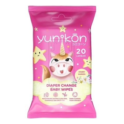 YUNIKON Starry Garden Diaper Change Baby Wipe 20s