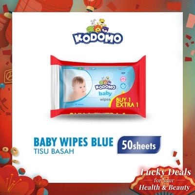 KODOMO Kodomo Baby Wipes Aloe Vera 50'S