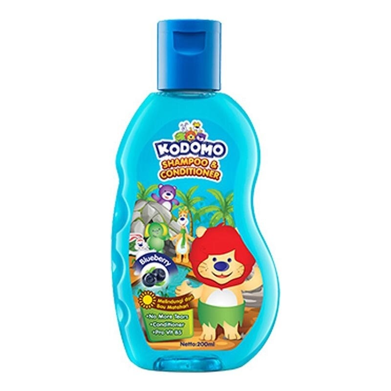 Kodomo Shampoo Gel Blueberry 200 ml