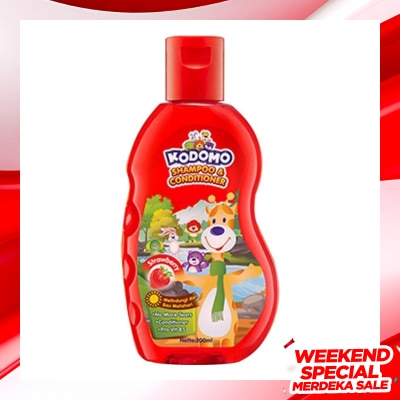 KODOMO Kodomo Shampoo Gel Strawberry Botol 200ml