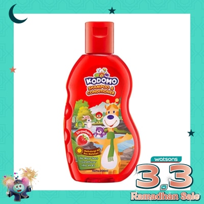 KODOMO Kodomo Shampoo Gel Strawberry Botol 200ml