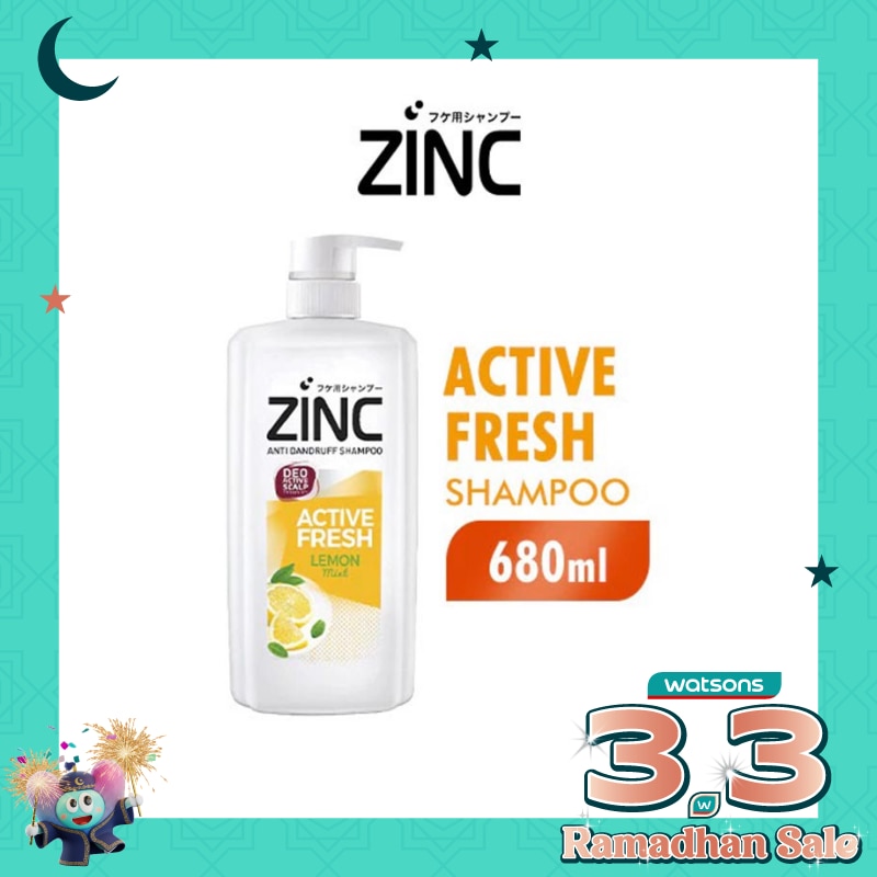 Shampoo Active Fresh Lemon Mint Botol 680ml