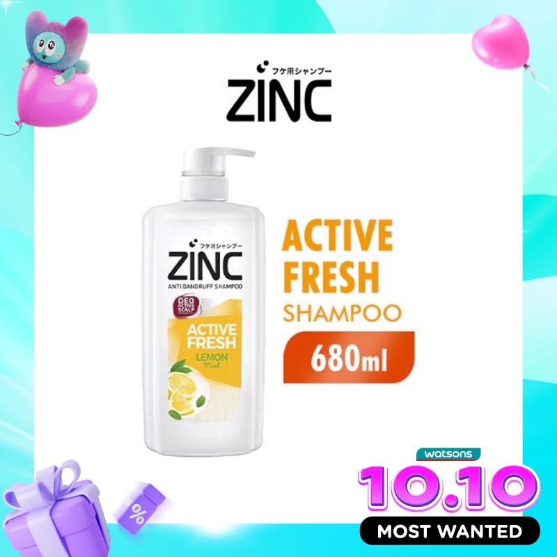 Shampoo Active Fresh Lemon Mint Botol 680ml image
