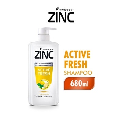 ZINC Zinc Shampoo Active Fresh Lemon Mint Pump 680ml