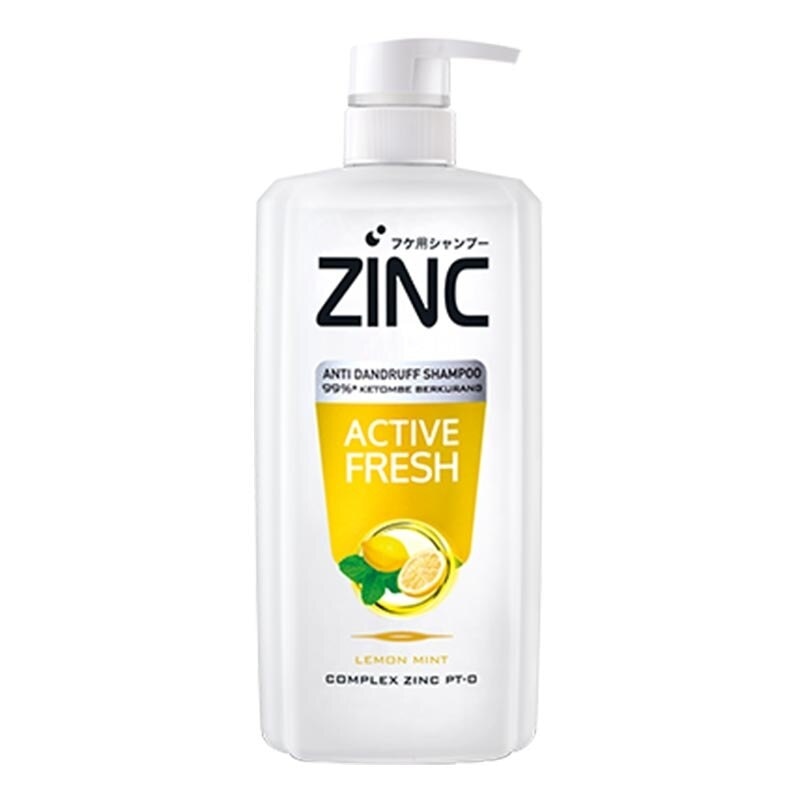 Zinc Shampoo Active Fresh Lemon Mint Pump 680ml