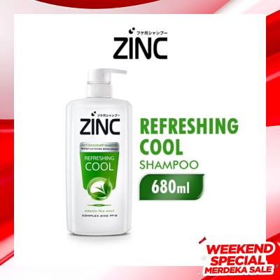 ZINC ZINC SHP PUMP COOL GREEN TEA 680ML