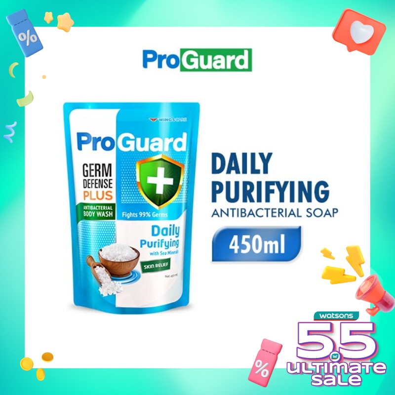 Sabun Mandi Cair Anti Bakteri Daily Purifiying Pouch 450ml