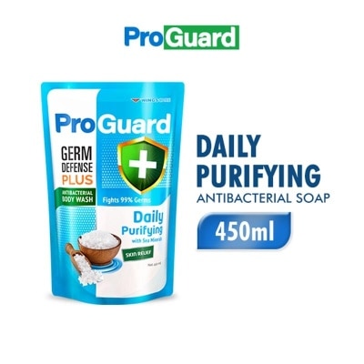 PROGUARD Sabun Mandi Cair Anti Bakteri Daily Purifiying Pouch 450ml