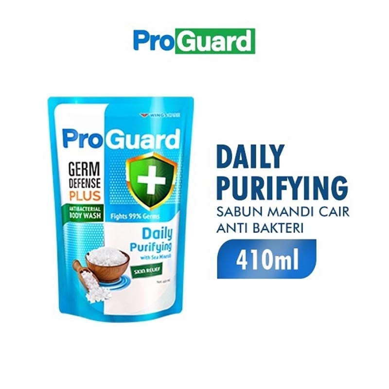 Sabun Mandi Cair Anti Bakteri Daily Purifiying Pouch 410ml