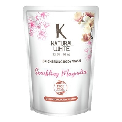 K NATURAL Bodywash White Sparkling Magnolia Pouch 420ml