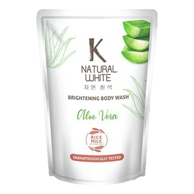 K NATURAL Bodywash White Aloe Vera Pouch 420ml