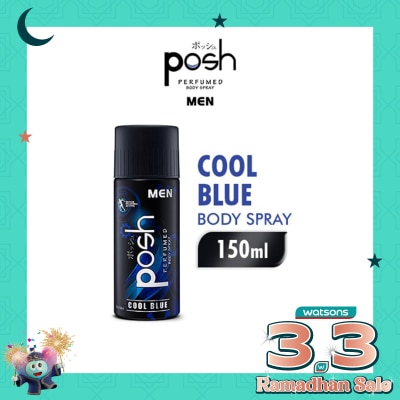 POSH Posh Body Spray Cologne Men Cool Blue Botol 150ml