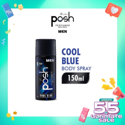 POSH Posh Body Spray Cologne Men Cool Blue Botol 150ml