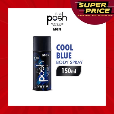 POSH POSH B/SPRAY MEN COOL BLUE 150ML