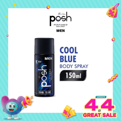 POSH - Posh Body Spray Cologne Men Cool Blue Botol 150ml