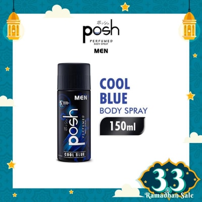 POSH POSH B/SPRAY MEN COOL BLUE 150ML